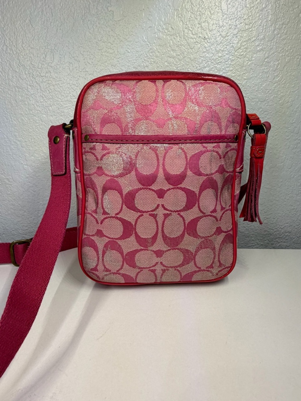 Vintage Coach Signature Camera Bag CrossBody Y2K - Picture 6 of 11